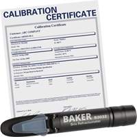Réfractomètre avec certificat ISO, Analogue (verre-regard)-Numérique, Brix IC779 | Vision Industrielle