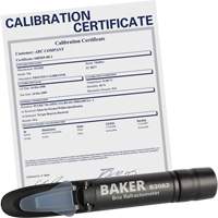 Réfractomètre avec certificat ISO, Analogue (verre-regard)-Numérique, Brix IC781 | Vision Industrielle