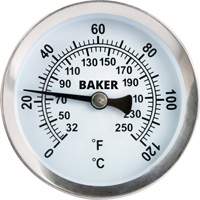 Thermomètre de surface tuyau, Sans contact, Analogique, 32-250°F (0-120°C) IC996 | Vision Industrielle