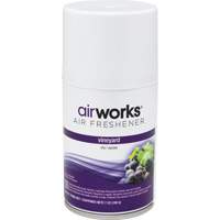 Désodorisant en aérosol à doses mesurées AirWorks<sup>MD</sup>, Vignoble, Canette aérosol JM612 | Vision Industrielle