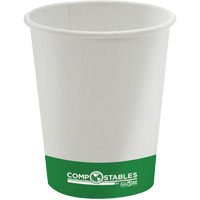 Gobelets en papier compostable chaud/froid à paroi simple, 12 oz, Multicolore JP929 | Vision Industrielle
