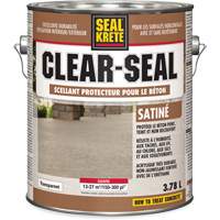 Produit d’étanchéité protecteur Seal-Krete<sup>MD</sup>, 3,78 L, À l'uréthane, Satin, Transparent KR407 | Vision Industrielle