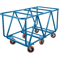 Chariot à plateforme pour matériaux de construction, 60" x 30" x 33", Capacité 2500 lb ML141 | Vision Industrielle