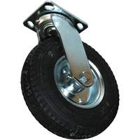 Roulette pneumatique pivotante pour chariot à plateforme MP434 | Vision Industrielle