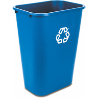 Contenant de recyclage, De bureau, Plastique, 41-1/4 pintes US NG277 | Vision Industrielle