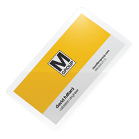 Pochettes laminées pour cartes d'affaires Swingline<sup>MD</sup> GBC<sup>MD</sup> UltraClear<sup>MC</sup> OP832 | Vision Industrielle