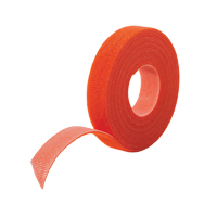 Ruban pour gestion des câbles One-Wrap<sup>MD</sup>, Boucle et crochet, 25 vg x 5/8", Auto-aggripant, Orange OQ532 | Vision Industrielle