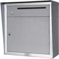 Boîte de collecte, Fixation Mural, 12-3/4" x 16-3/8", 2 portes, Aluminium OR351 | Vision Industrielle