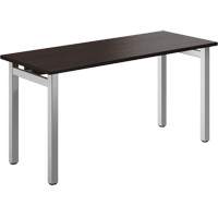 Table bureau Newland, 29-7/10" lo x 60" la x 29-3/5" h, Brun foncé OR439 | Vision Industrielle