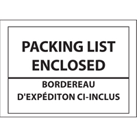 Pochettes pour bordereau d'expédition, 4" lo x 5" la, Style Insertion par l'arrière PB244 | Vision Industrielle
