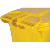 Contenant jaune mobile, Polyuréthane, 63 gallons/63 gal. US SEI276 | Vision Industrielle