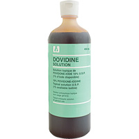 Povidone iodée topique, Liquide, Antiseptique SGE787 | Vision Industrielle