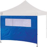 Paroi de tente à déploiement SHAX 6092 avec fenêtre en maille SHB420 | Vision Industrielle