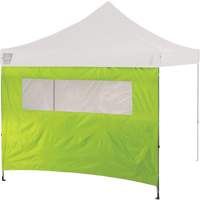 Paroi de tente à déploiement SHAX 6092 avec fenêtre en maille SHB421 | Vision Industrielle