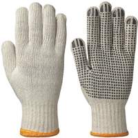 Gants tricotés à points sur la paume, Poly/coton, Petit SHE764 | Vision Industrielle