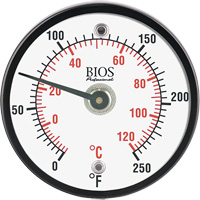 Thermomètre de surface magnétique, Sans contact, Analogique, 0-250°F (-20-120°C) SHI600 | Vision Industrielle