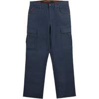 Pantalon de travail WP100, Coton/Spandex, Bleu marine, Taille 0, Entrejambe 30 SHJ118 | Vision Industrielle