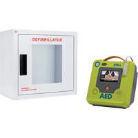 Ensemble armoire murale et défibrillateur AED Plus<sup>MD</sup>, Semi-automatique, Français, Classe 4 SHJ774 | Vision Industrielle