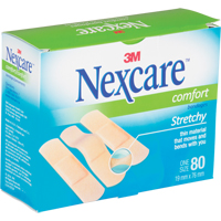 Bandages confortables Nexcare<sup>MC</sup>, Rectangulaire/carrée, 3", Tissu, Stérile SN659 | Vision Industrielle