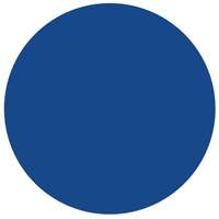 Étiquettes rondes inscriptibles, Cercle, 1,5" lo x 1,5" la, Bleu SY630 | Vision Industrielle