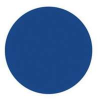 Étiquettes rondes inscriptibles, Cercle, 3" lo x 3" la, Bleu SY695 | Vision Industrielle